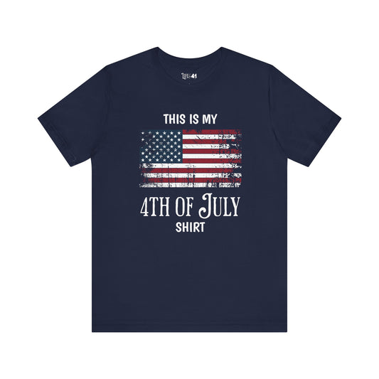 This is my 4TH OF JULY shirt (Color version)